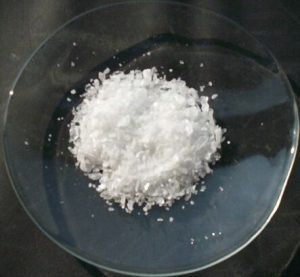 boric acid crystal in a bowl, natural ant deterrents